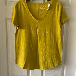 LOFT Women's Yellow Top